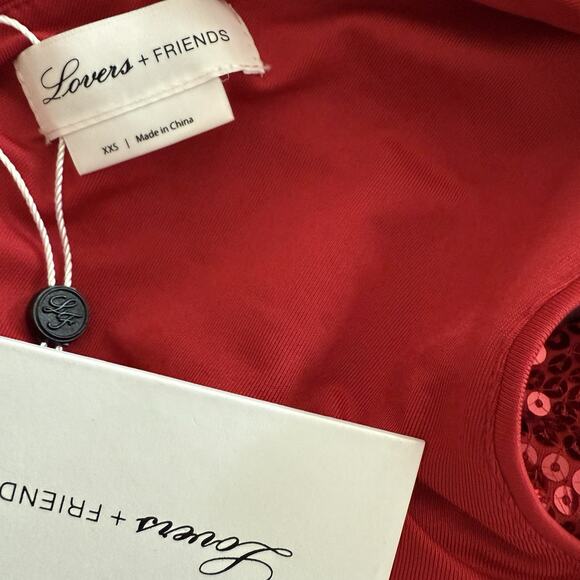 Lovers + Friends Moulin Bodysuit In Red Size XXS - Picture 9 of 15